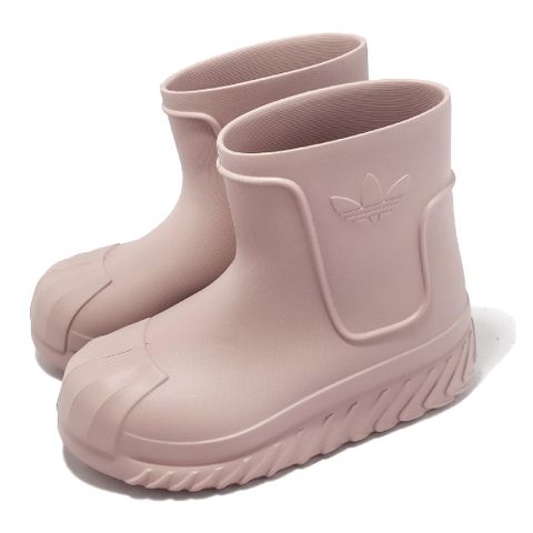 adidas 愛迪達 雨鞋 Adifom Superstar Boot W 女鞋 粉 厚底 膠鞋 貝殼頭 三葉草 ID4280