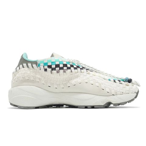 NIKE 耐吉 休閒鞋 女鞋 男鞋 編織鞋Air Footscape Woven NAI-KE  白 綠 灰(HM5656-110)