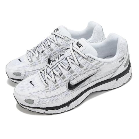NIKE 耐吉 休閒鞋 P-6000 男鞋 女鞋 白 黑 復古 緩震 運動鞋 CD6404-107