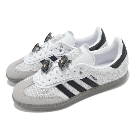 adidas 愛迪達 休閒鞋 Samba OG W 女鞋 Lace Flower 蕾絲 白 黑 小花 德訓鞋 愛迪達 IH3371