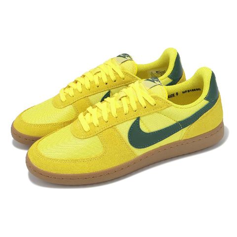 NIKE 耐吉 休閒鞋 Field General 男鞋 黃 綠 麂皮 復古 膠底 HF3165-700