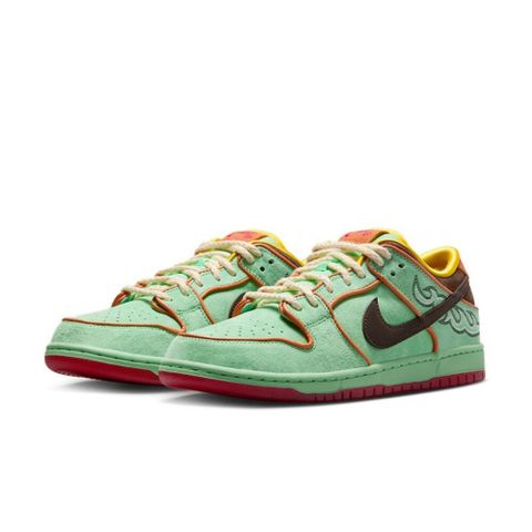 NIKE 耐吉 Nike SB Dunk Low Pro QS Tourmaline 綠鞋紅底 2025 低筒 牛仔 休閒鞋 男鞋 HF3058-300
