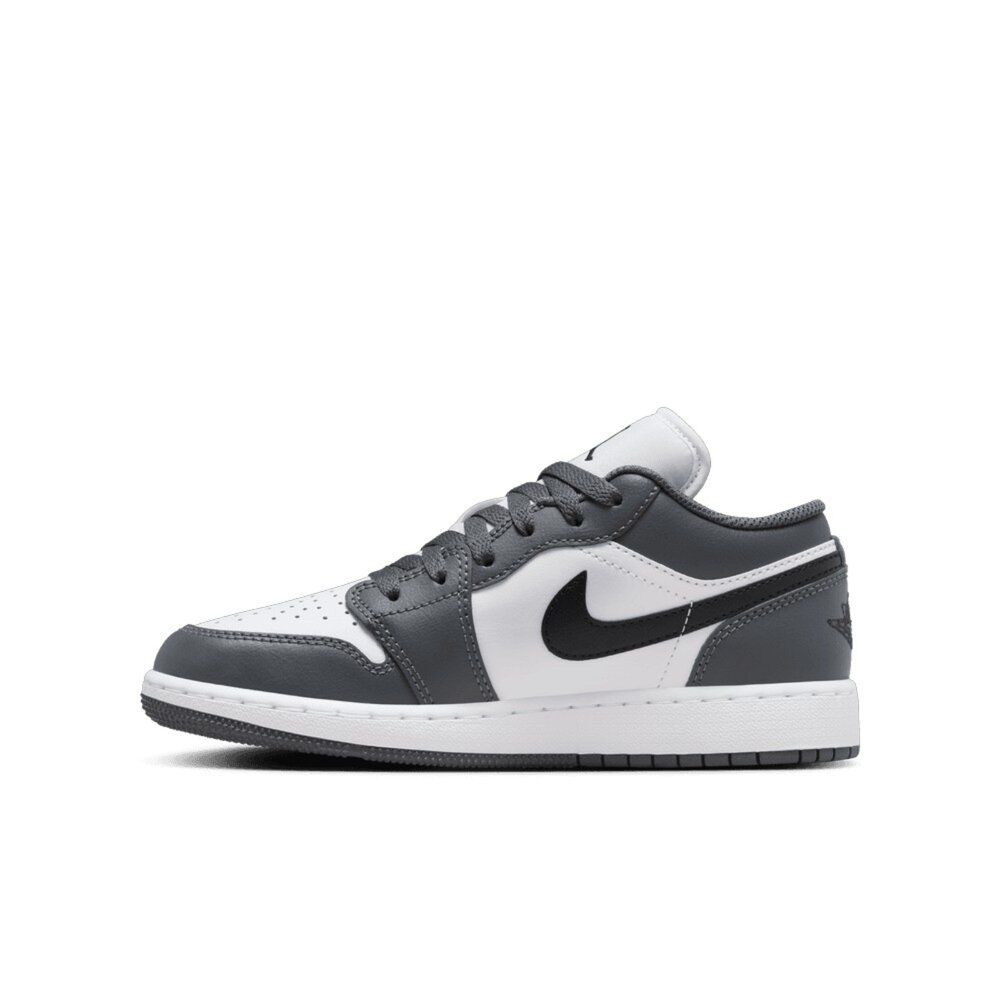 NIKE 耐吉 Nike Air Jordan 1 Low Iron Grey GS 黑灰 低筒 經典 休閒鞋 運動鞋 大童鞋 553560-152