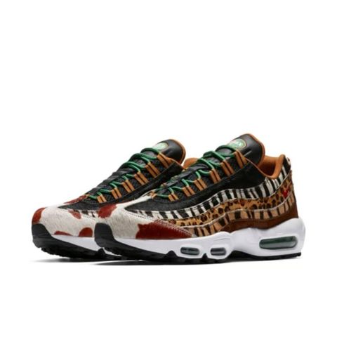 NIKE 耐吉 Nike Air Max 95 Atmos Animal Pack 2.0 Pony 紅黑獸紋 聯名款 休閒鞋 運動鞋 男鞋 AQ0929-200