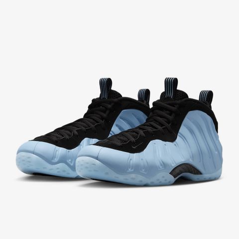 【NIKE】AIR FOAMPOSITE ONE 男鞋 休閒鞋 太空鞋 藍黑色-HJ6014400