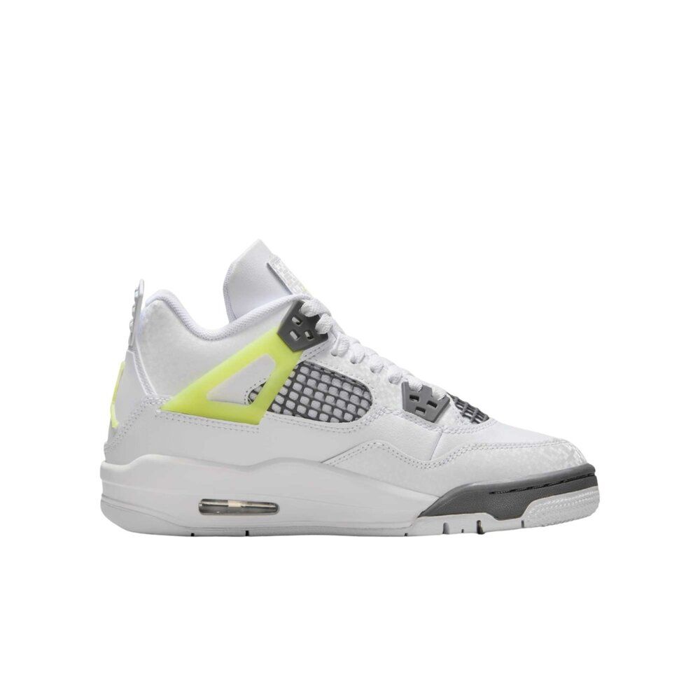 NIKE 耐吉 Nike Air Jordan 4 Retro Light Lemon Twist GS 檸檬黃 喬丹 休閒鞋 大童鞋 HJ5990-100