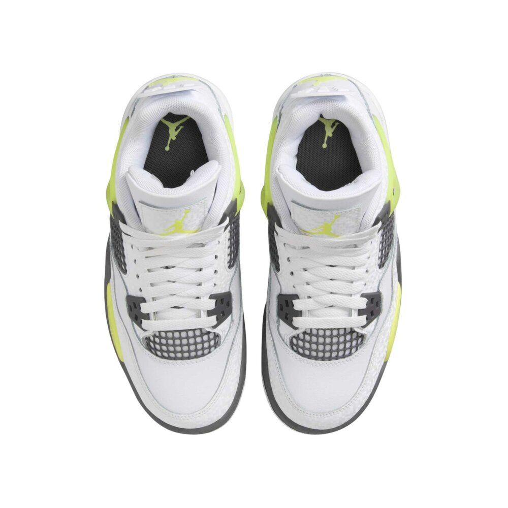 NIKE 耐吉 Nike Air Jordan 4 Retro Light Lemon Twist GS 檸檬黃 喬丹 休閒鞋 大童鞋 HJ5990-100