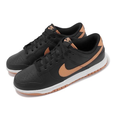 休閒鞋 Dunk Low Retro 男鞋 黑 橘棕 Amber Brown  DV0831-004