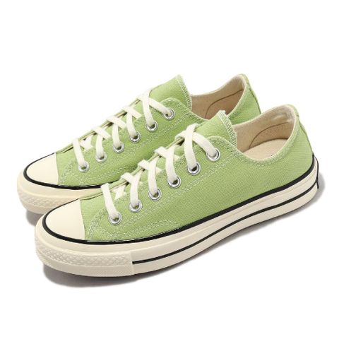 帆布鞋 Chuck 70 Low 男鞋 女鞋 綠 1970 奶油底 復古 三星標 黑標 低筒 匡威 A04587C