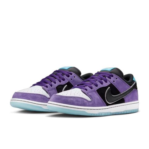 Hayley Wilson x Nike SB Dunk Pro Court Purple 麂皮黑紫冰底 聯名款 刺青 休閒鞋 男鞋 HJ0513-500