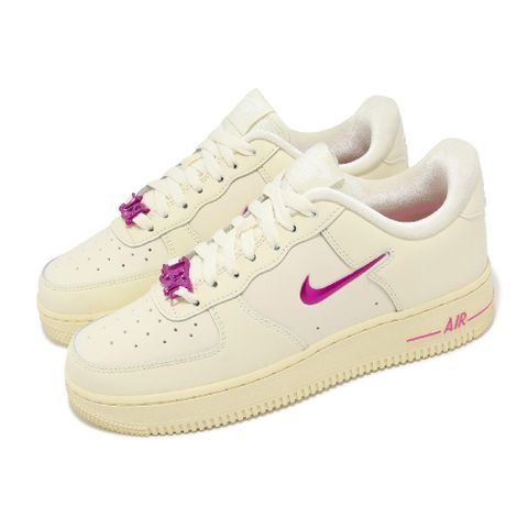 休閒鞋 Wmns Air Force 1 07 SE 女鞋 米白 桃紅 AF1 Just Do It FB8251-101