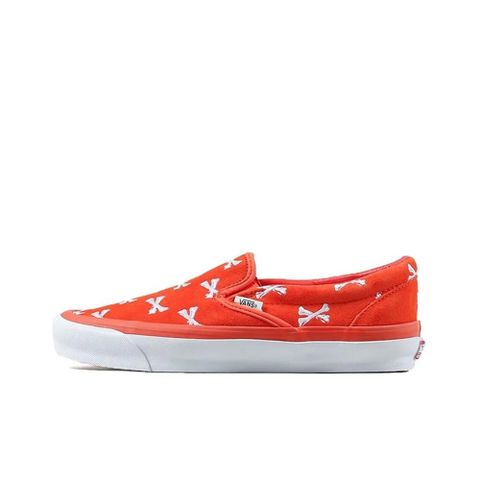 Wtaps x Vans OG Classic Slip-On LX Bones Orange 橘骨頭白 懶人鞋 聯名款 男鞋 VN0A45JKK09