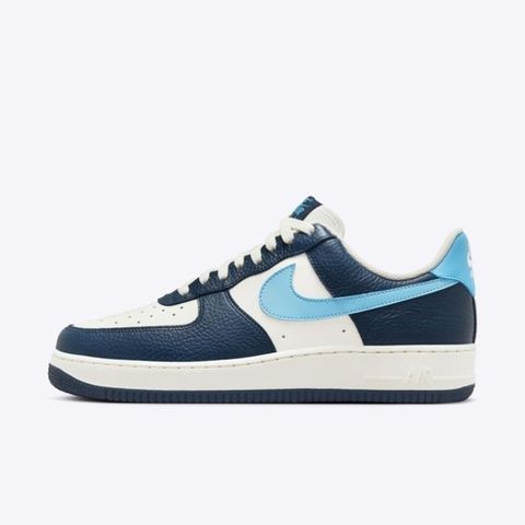 Nike Air Force 1 '07 [HJ9291-478] 男 休閒鞋 運動 經典 AF1 低筒 深藍 水藍