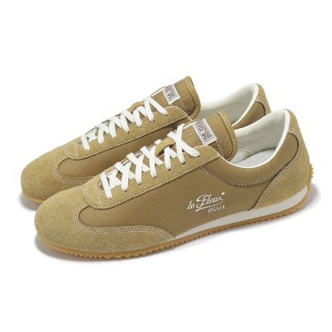 休閒鞋 Jogger 男鞋 女鞋 GOLF le FLEUR 棕 小花 膠底 聯名款 A16299C