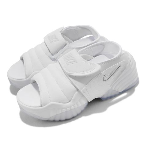 涼鞋 Wmns Air Adjust Force Sandal 女鞋 白 銀 可拆卸 涼拖鞋 厚底 DV2136-100