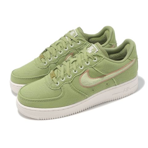 休閒鞋 Air Force 1 Low Canvas 男鞋 綠 帆布 AF1 HV1204-300