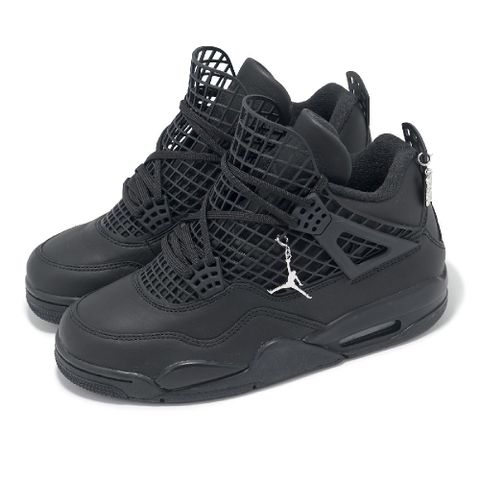 休閒鞋 Wmns Air Jordan 4 Net 女鞋 黑 可拆吊飾 喬丹 網格 AJ4 FN7251-001