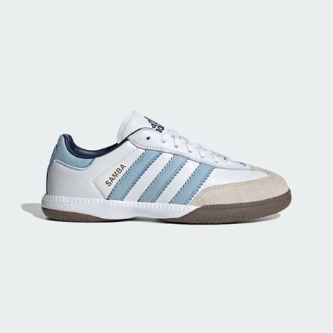 Adidas Samba MN [JI3183] 男女 運動休閒鞋 復古鞋 德訓鞋 白 寶寶藍