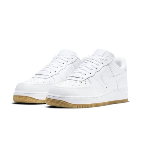 【NIKE】AIR FORCE 1 07 男 休閒鞋 白 焦糖底-DJ2739100