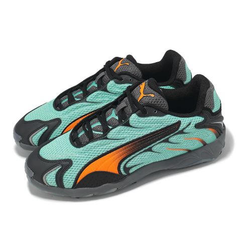 休閒鞋 Inhale 男鞋 藍 橘 拼接 反光 運動鞋 40156004