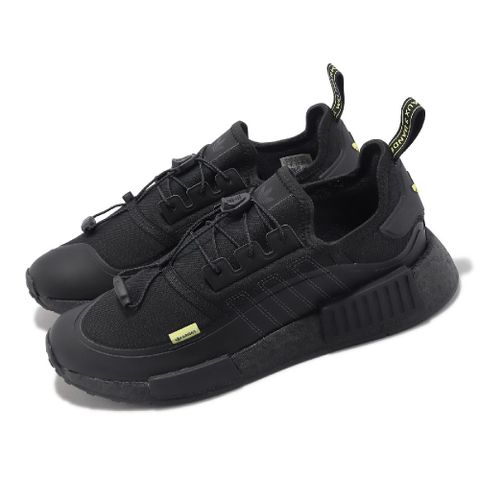 休閒鞋 NMD_R1 男鞋 女鞋 黑 緩震 Boost 襪套式 快速繫繩 運動鞋 ID4713