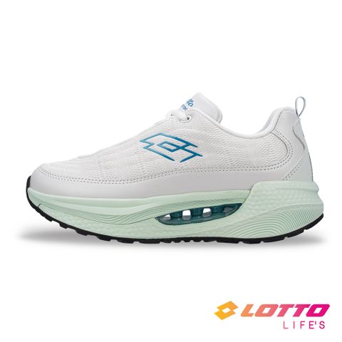 【LOTTO 義大利】女  SLIM WALK 3 美體健走鞋 (白/果綠)