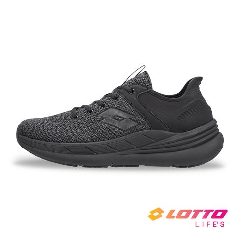 【LOTTO 義大利】男 易瞬穿EZ wear健走鞋 (黑)