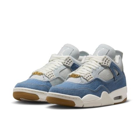 W Air Jordan 4 Retro Worn Blue 單寧牛仔 IB6716-100