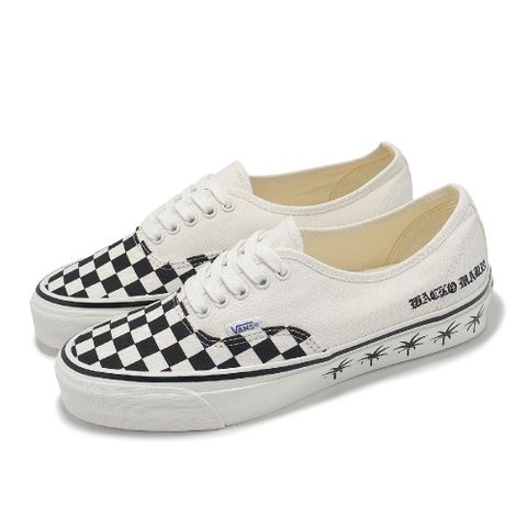 x WACKO MARIA Lx Authentic 44 男女鞋 休閒鞋 聯名 白 棋盤格 棕梠樹 VN000D9NCKB
