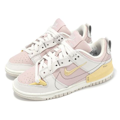 休閒鞋 Wmns Dunk Low Disrupt 2 女鞋 粉紅 黃 拼接 解構 DV4024-001