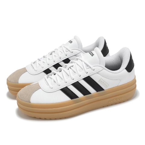 休閒鞋 VL Court Bold 女鞋 厚底 增高 白 黑 膠底 復古 IH3083