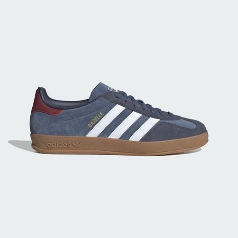 Adidas 愛迪達 Gazelle Indoor [JI3522] 男 運動休閒鞋 德訓鞋 復古鞋 麂皮 藍 紅棕