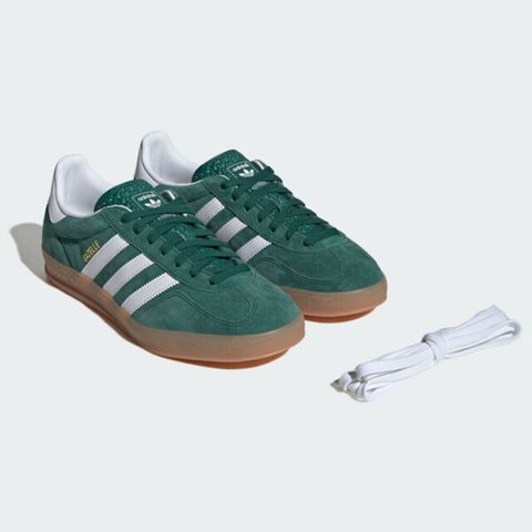 Adidas Gazelle Indoor [JI2062] 男女 運動休閒鞋 復古鞋 德訓鞋 舒適 穿搭 膠底 綠