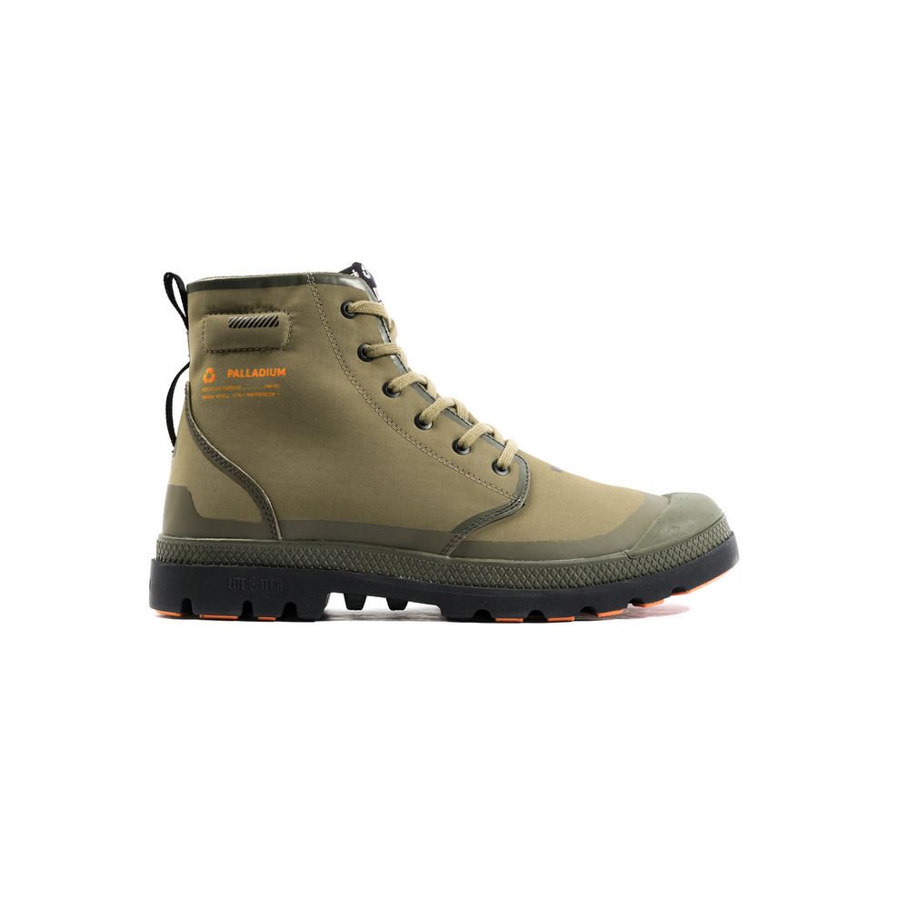 Palladium PAMPA RCYL L+ WP+~DUSKY GREEN 男女 休閒鞋-78848377