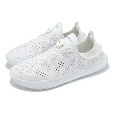 Under Armour 訓練鞋 FLOW Slipspeed 男鞋 白 全白 BOA快速繫帶 透氣 運動鞋 可踩後跟 UA 3027049125