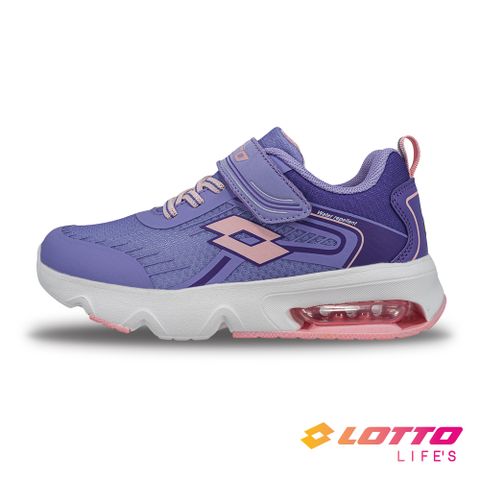 【LOTTO 義大利】童鞋 GELA LITE 氣墊跑鞋(紫)