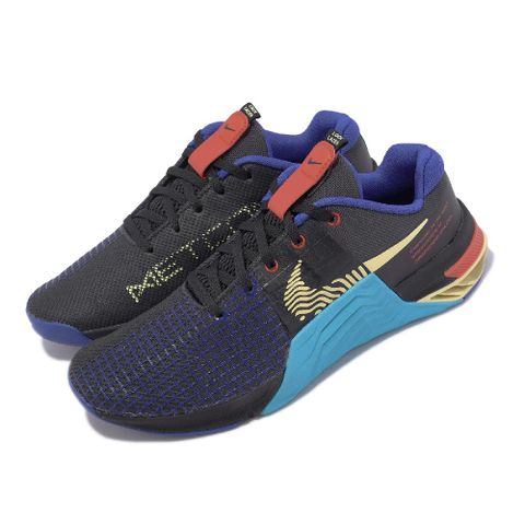 NIKE 耐吉 訓練鞋 Metcon 8 男鞋 黑藍 撞色 重訓 穩定 健身 經典 運動鞋 DO9328-003