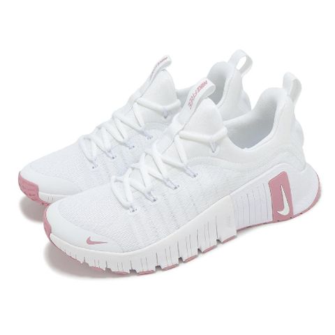 訓練鞋 Wmns Free Metcon 6 女鞋 白 粉 穩定 緩衝 多功能 運動鞋 FJ7126-106