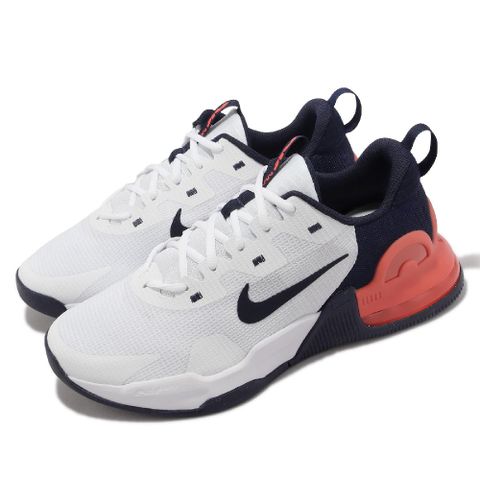 NIKE 耐吉 訓練鞋 M Air Max Alpha Trainer 5 男鞋 白 深藍 健身 氣墊 運動鞋 DM0829-102