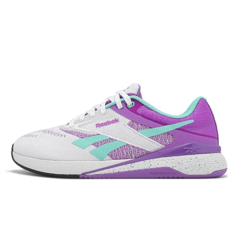 Reebok 訓練鞋 Nano X5 女鞋 紫 藍 白 緩衝 穩定 多功能 運動鞋 100209369
