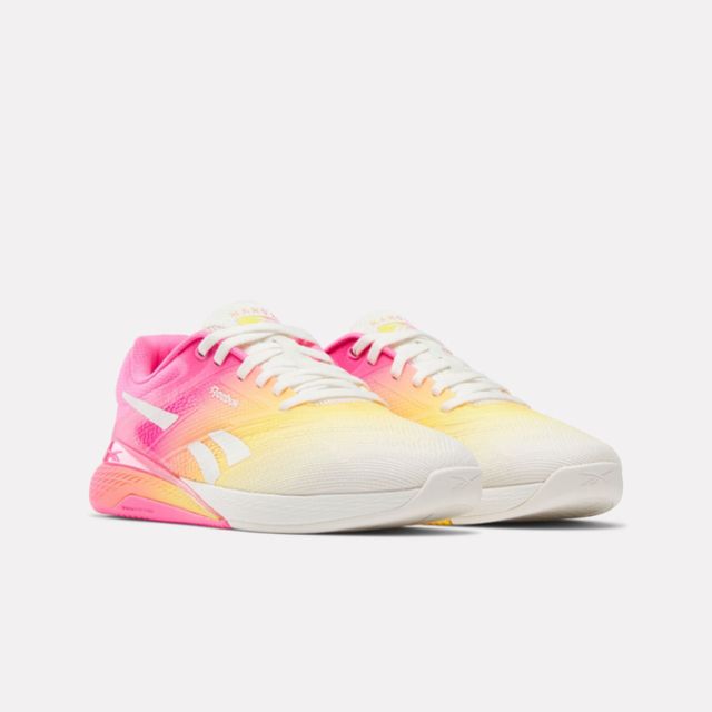 Reebok Reebok Nano X5 [100209375] 女 多功能 訓練鞋 穩定 健身 重訓 粉紅 黃