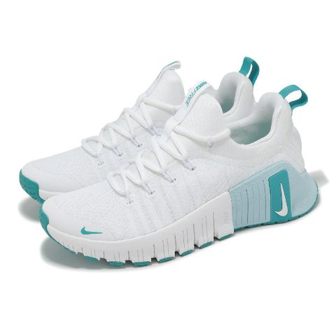 NIKE 耐吉 訓練鞋 Wmns Free Metcon 6 女鞋 白 藍 健身 穩定 支撐 運動鞋 FJ7126-107