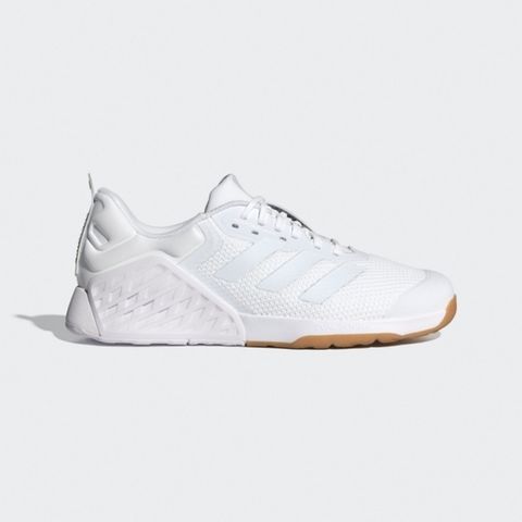 Adidas Dropset 3 Trainer ID8628 男 訓練鞋 運動 健身 重訓 穩定 耐磨 透氣 白