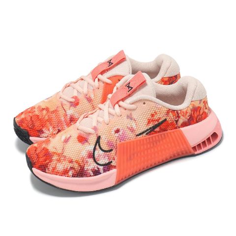 訓練鞋 Wmns Metcon 9 AMP 女鞋 粉紅 花 健身 重訓 穩定 運動鞋 HJ6210-600