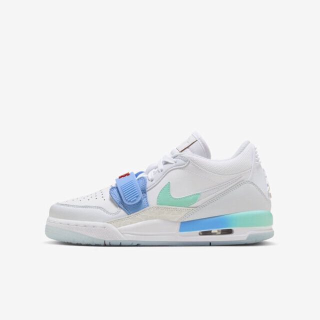 NIKE 耐吉  Air Jordan Legacy 312 Low GS [FN8896-131] 大童 休閒鞋 漸層 白 藍