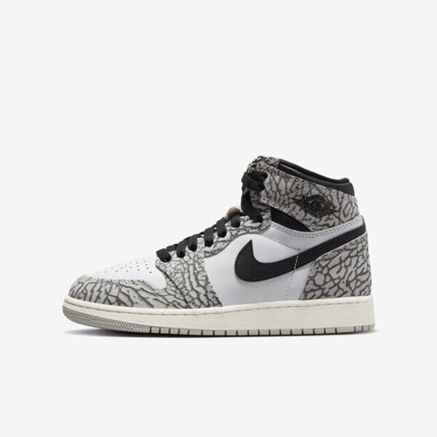 NIKE 耐吉 Air Jordan 1 Retro GS [FD1437-052] 大童 高筒 休閒鞋 爆裂紋 灰