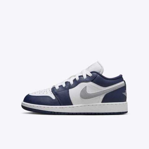 NIKE 耐吉 Air Jordan 1 Low GS 553560-141 大童 休閒鞋 運動 經典 喬丹 低筒 海軍藍