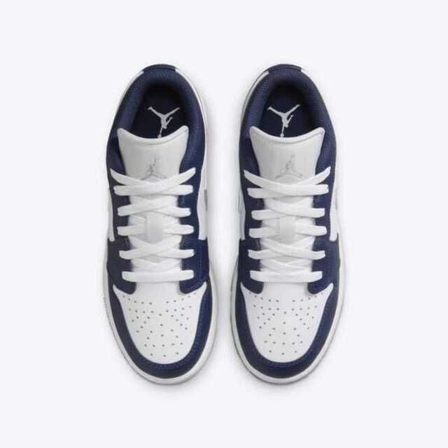 NIKE 耐吉  Air Jordan 1 Low GS 553560-141 大童 休閒鞋 運動 經典 喬丹 低筒 海軍藍