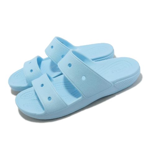 Crocs 涼拖鞋 Classic Sandal 男鞋 女鞋 北極藍 藍 雙帶 卡駱馳 輕量 鞋扣 206761411