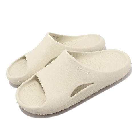 Crocs 卡駱馳 拖鞋 Mellow Slide 男鞋 女鞋 骨白色 麵包涼拖鞋 回彈 2083922Y2